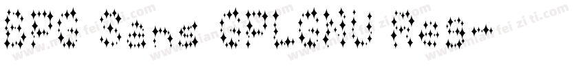 BPG Sans GPLGNU Reg字体转换